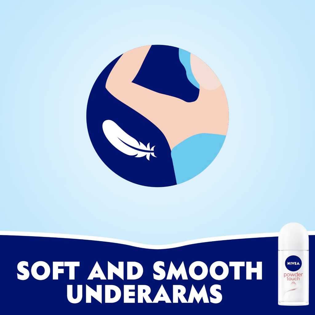 Nivea Antiperspirant Roll On for Women Powder Touch 50ml