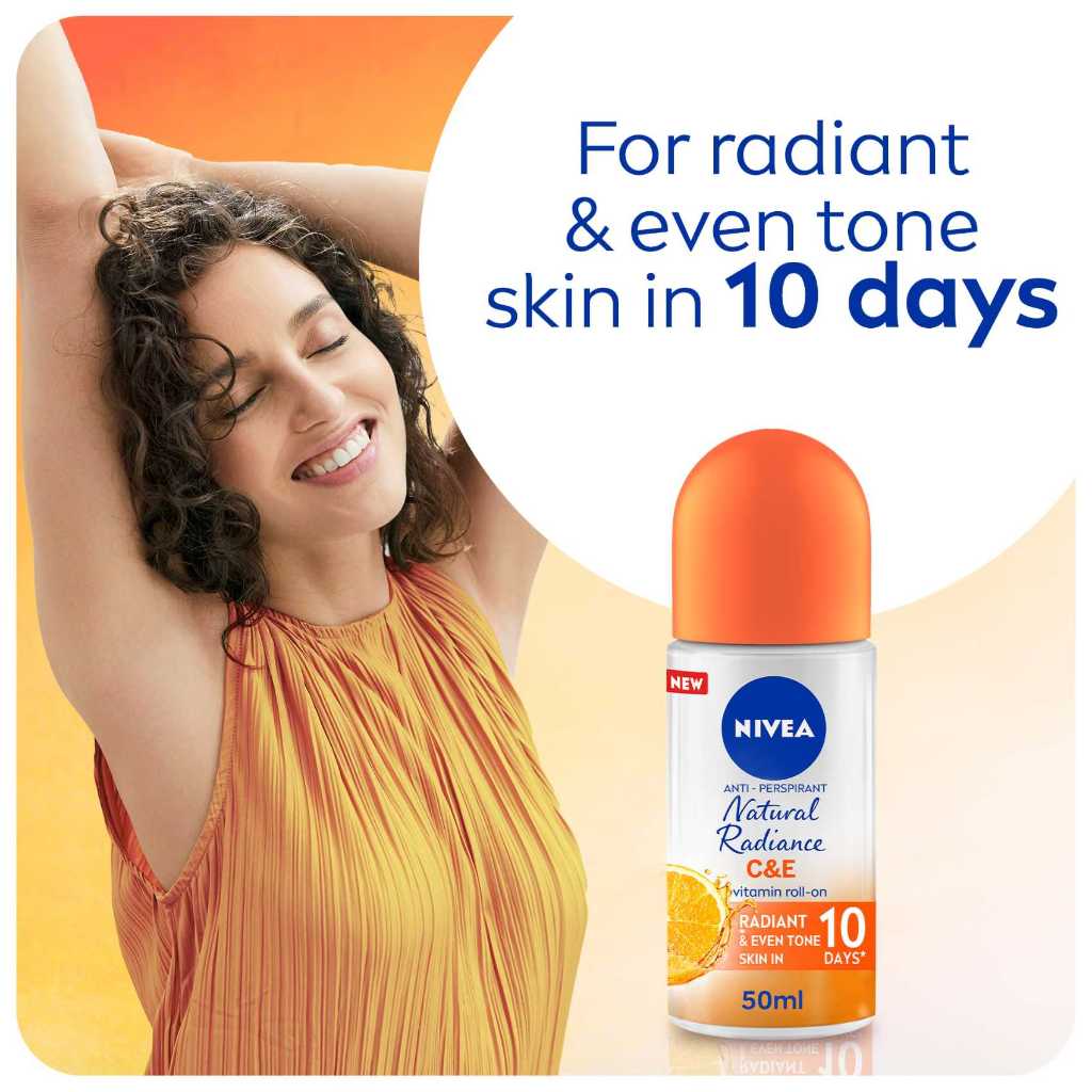 Nivea Antiperspirant Roll On for Women Vitamin C&E 50ml