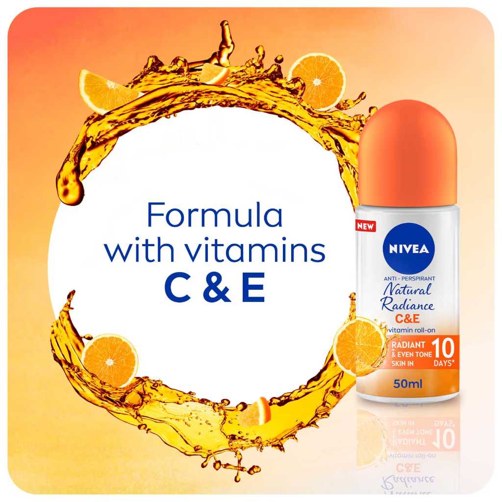 Nivea Antiperspirant Roll On for Women Vitamin C&E 50ml