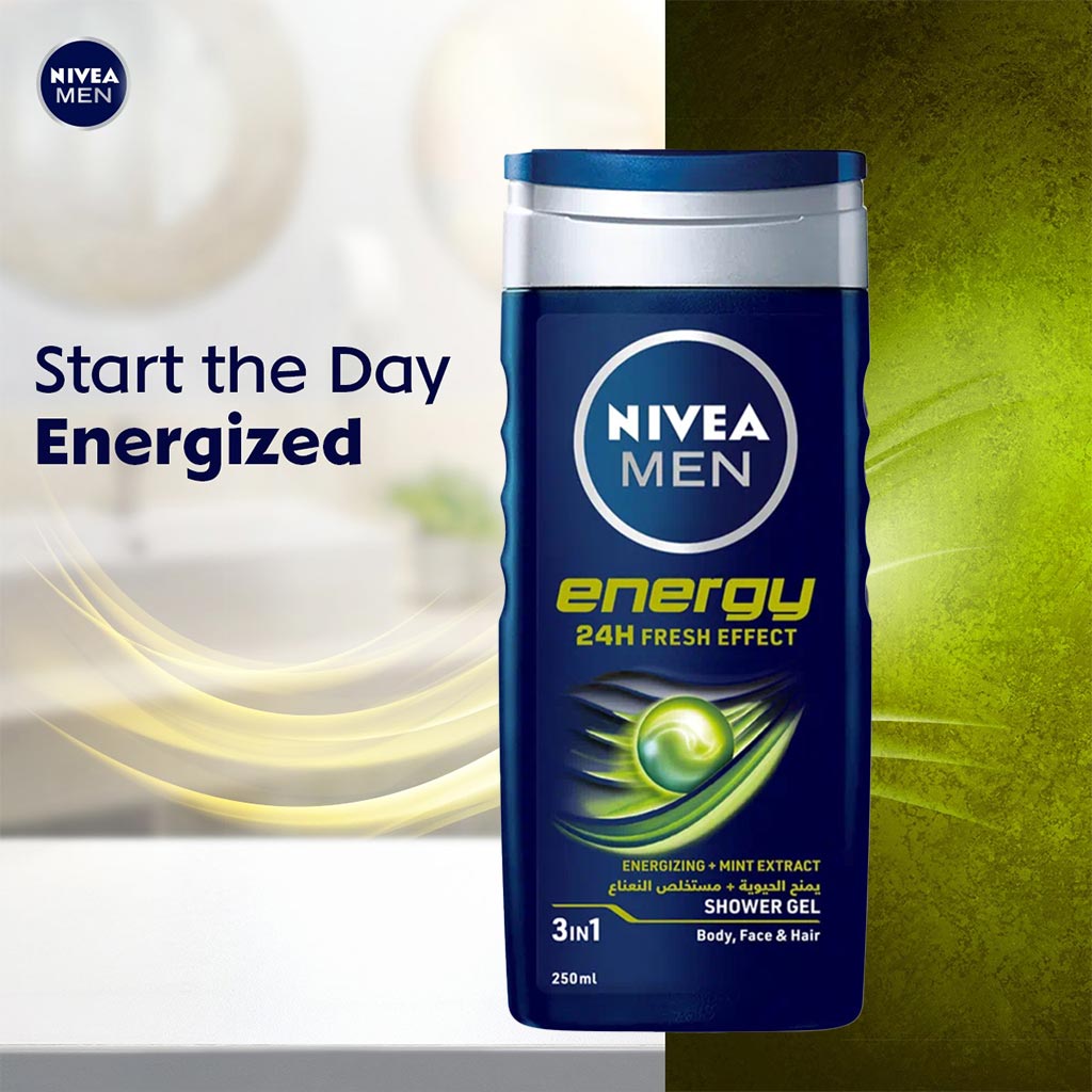 Nivea Men Energy Shower Gel 250 mL