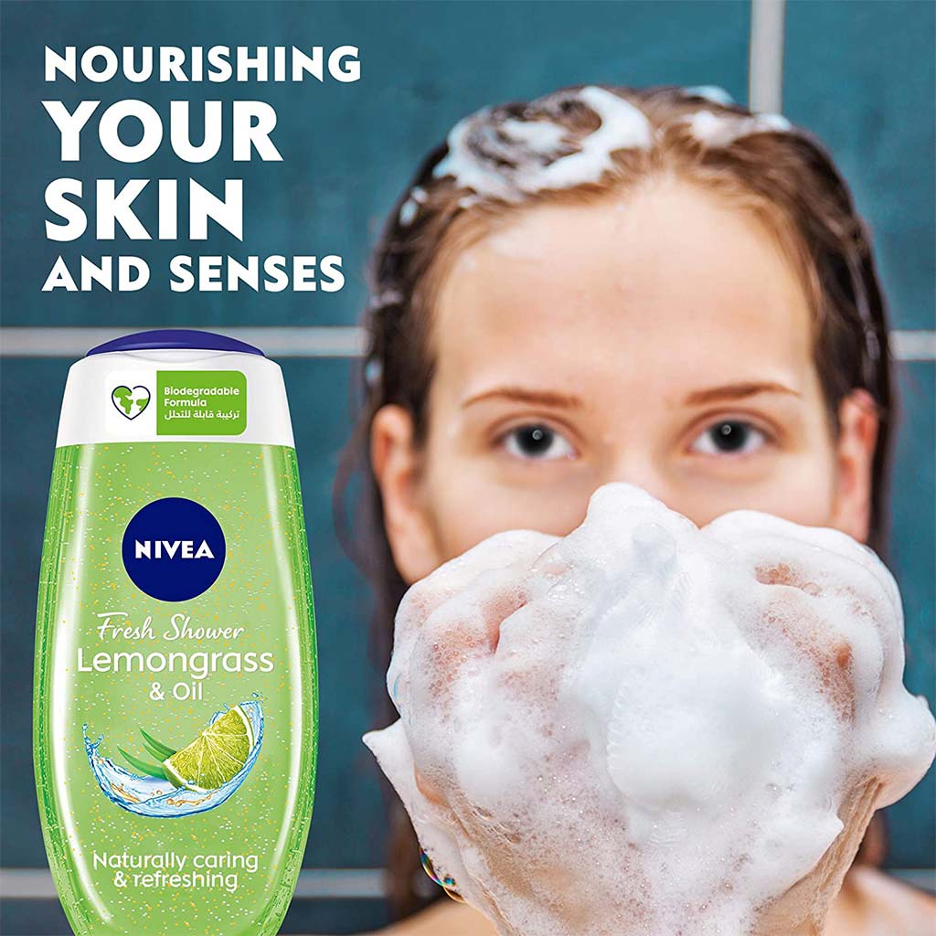 Nivea Bc Lemongrass & Oil Shwr Gel 500 ml