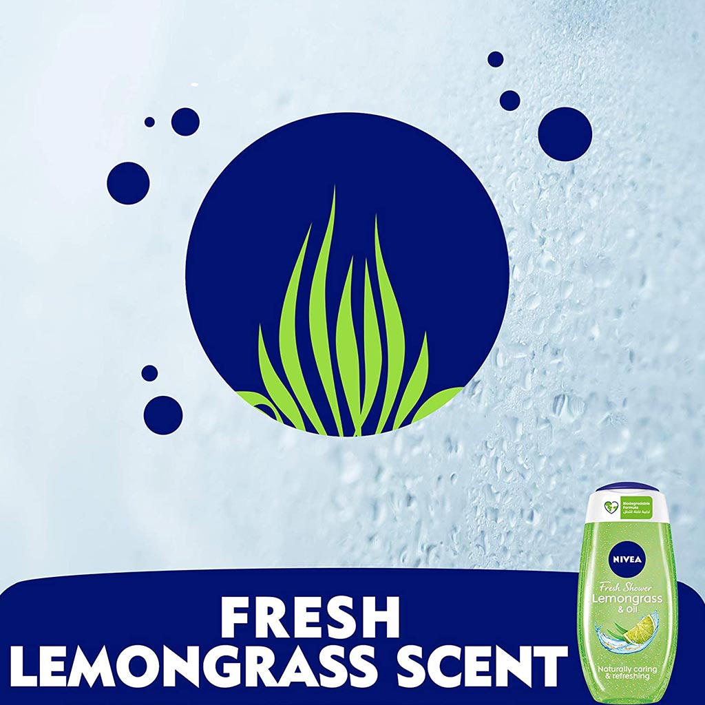 Nivea Bc Lemongrass & Oil Shwr Gel 500 ml