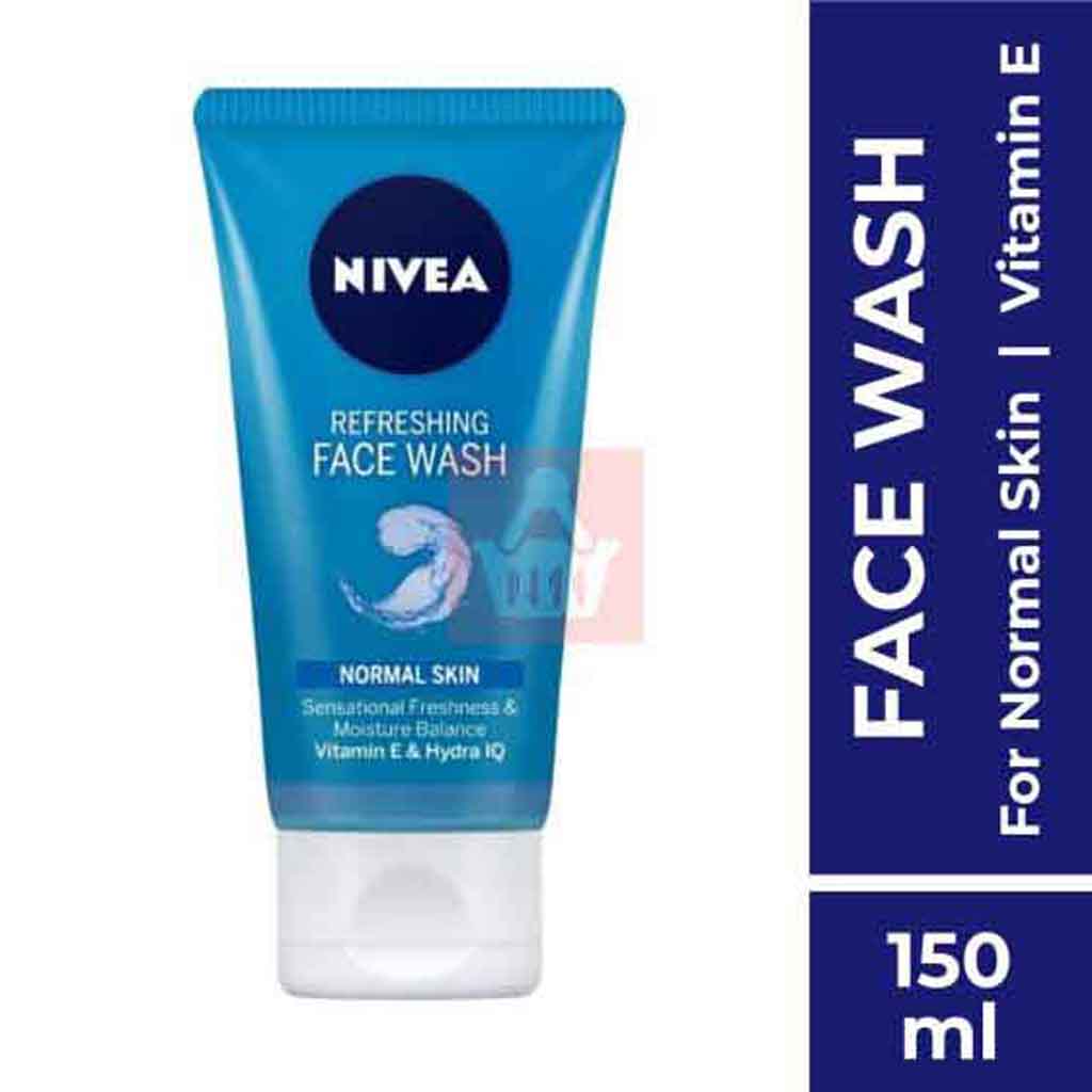 Nivea, Refreshing Face Wash, Gentle face wash for refreshed skin, 100ml