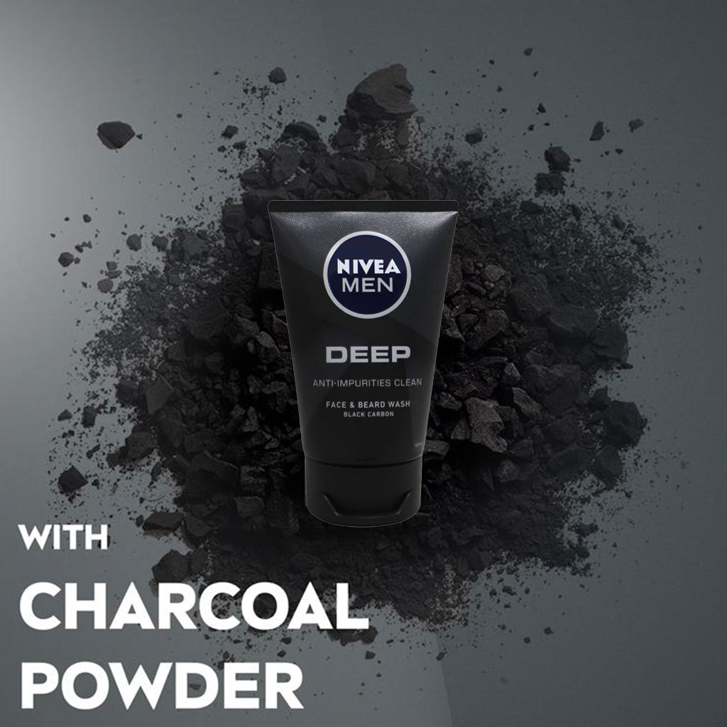 Nivea Men Deep Face Wash 100 ml