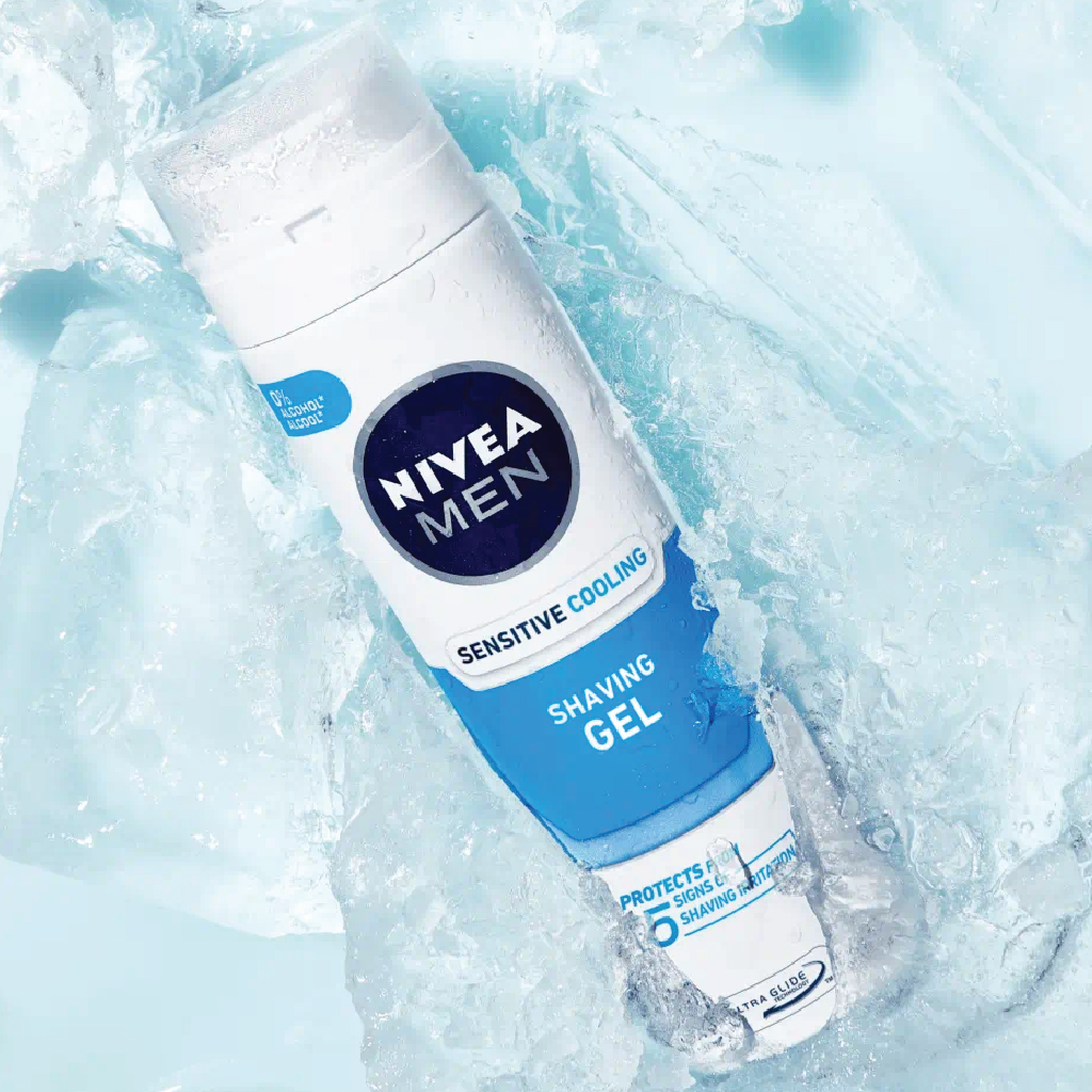 Nivea, Cooling Shaving Gel, Refreshing shaving gel for smooth skin, 200ml