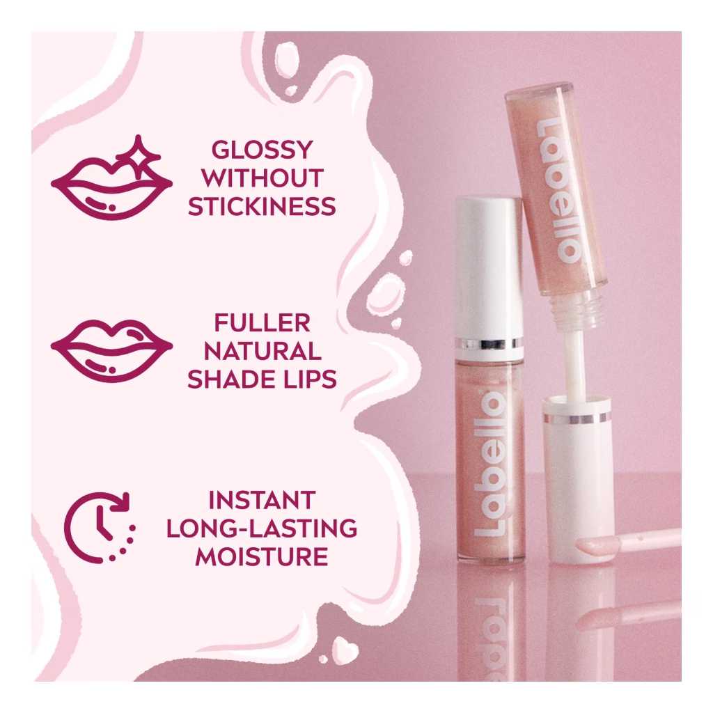 Labello, Lip Oil Clear Glow, Nourishing lip oil for clear glossy lips, 5.5ml