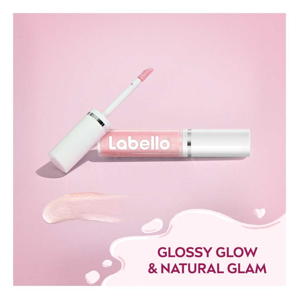Labello, Lip Oil Clear Glow, Nourishing lip oil for clear glossy lips, 5.5ml