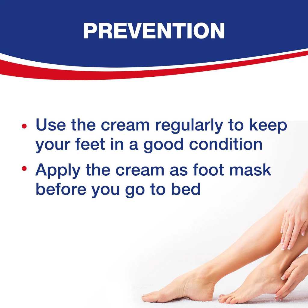 Hansaplast, Dry Foot Moisturizing Cream, Intensive Foot Care for Dry Skin, 100ml
