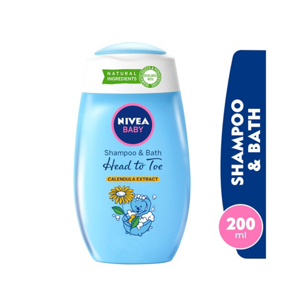نيفيا بيبي، حمام وشامبو لطيف للأطفال، بيبي باث آند شامبو فروم هيد تو تو