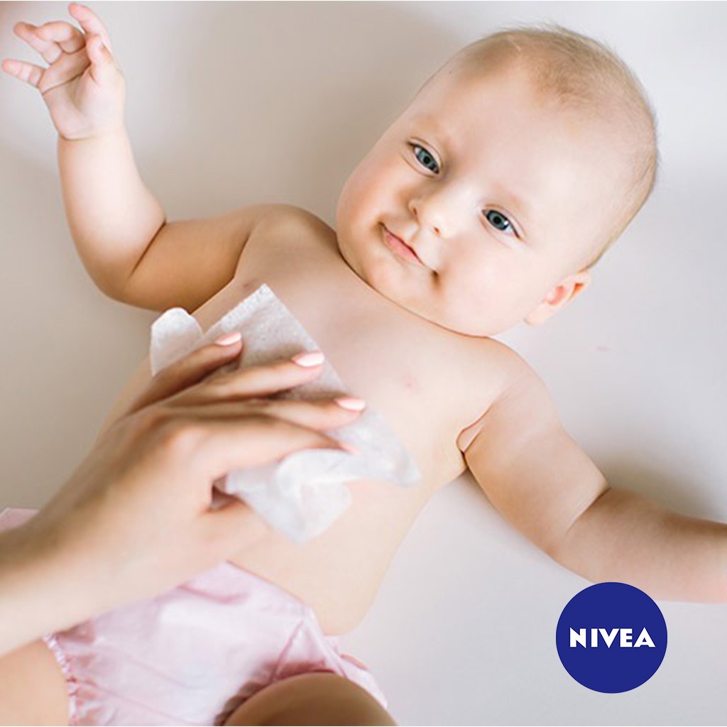 Nivea Baby Fresh and Pure Aloe Vera Wipes 63's