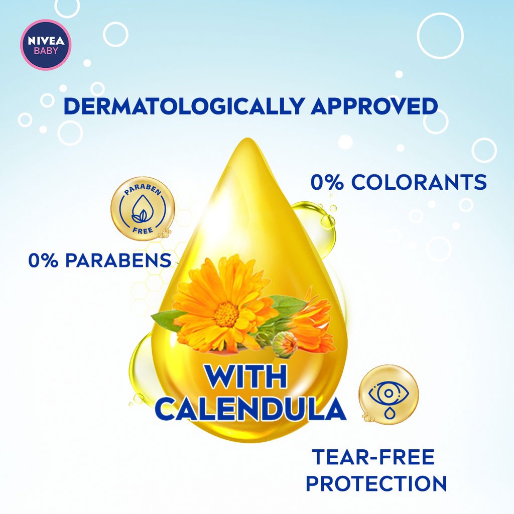 Nivea Baby Bth Gnt_Shm&Bth 500 ml