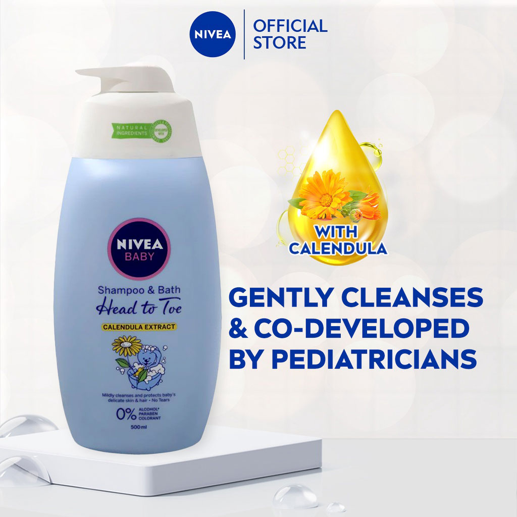 Nivea Baby Bth Gnt_Shm&Bth 500 ml