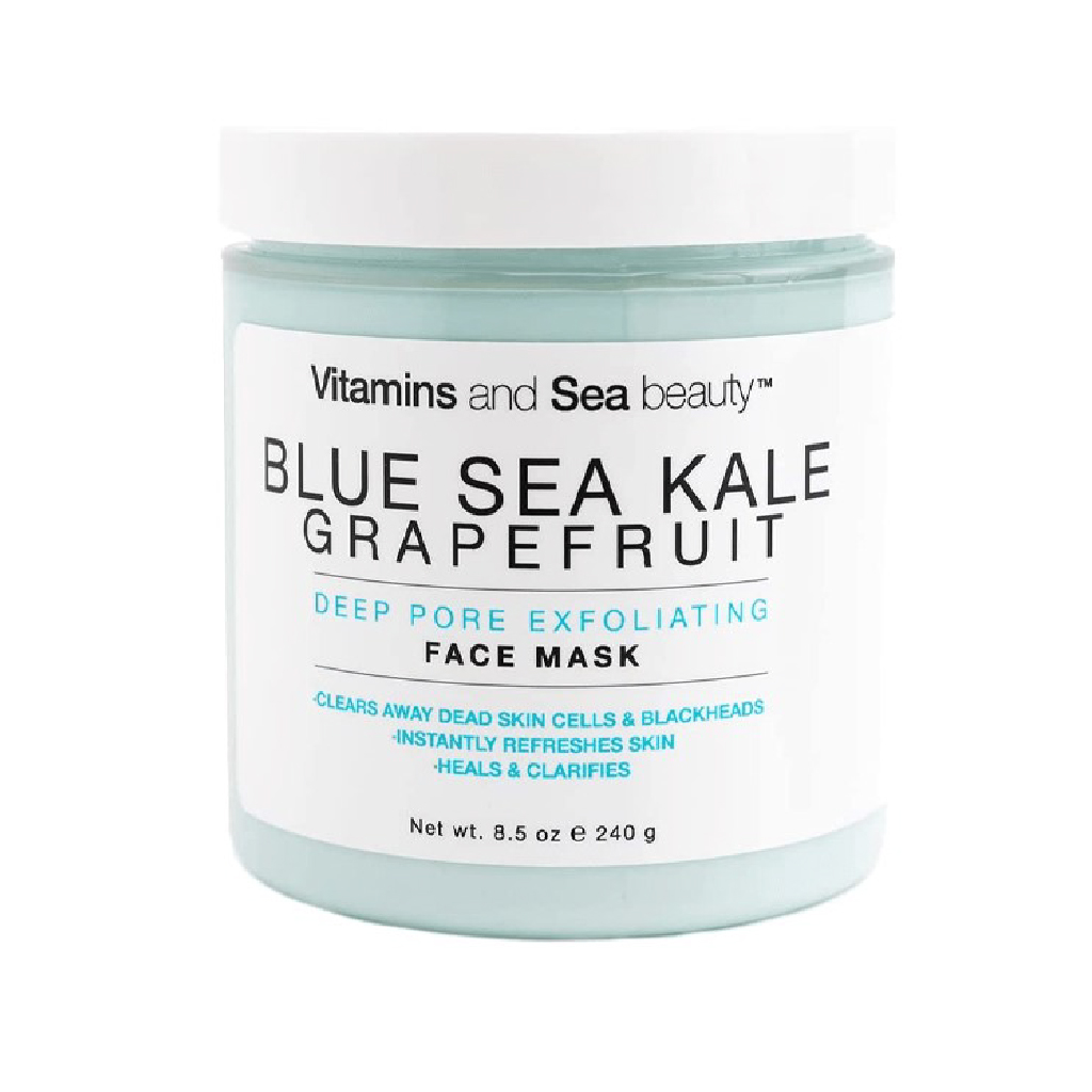 Vitamins and Sea Beauty, Blue Sea Kale and Grapefruit Face Mask, Revitalizing and brightening facial mask, 240g