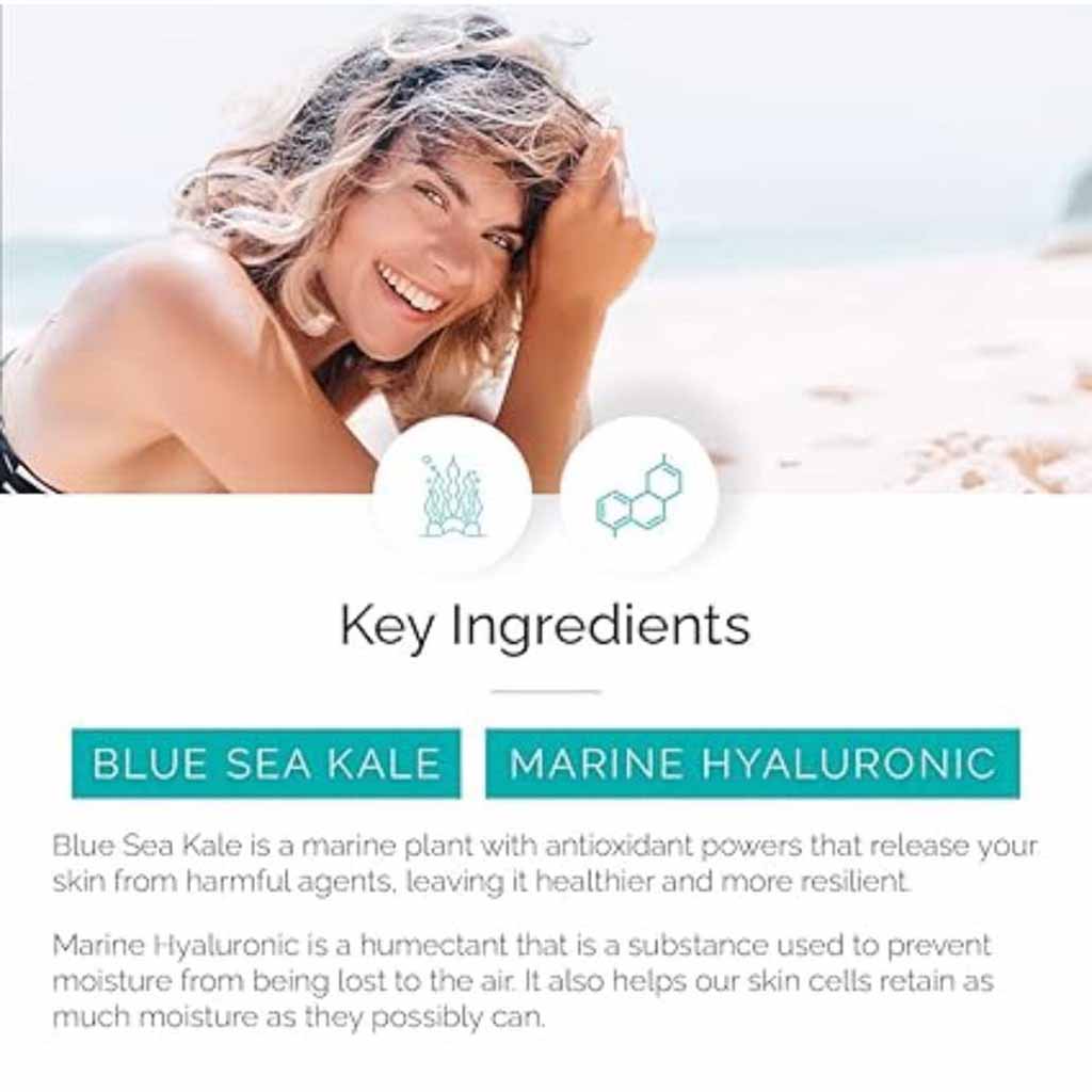Sea Beauty, Cleanser Blue Sea with Hyaluronic Acid, Hydrating facial cleanser with hyaluronic acid, size not specified