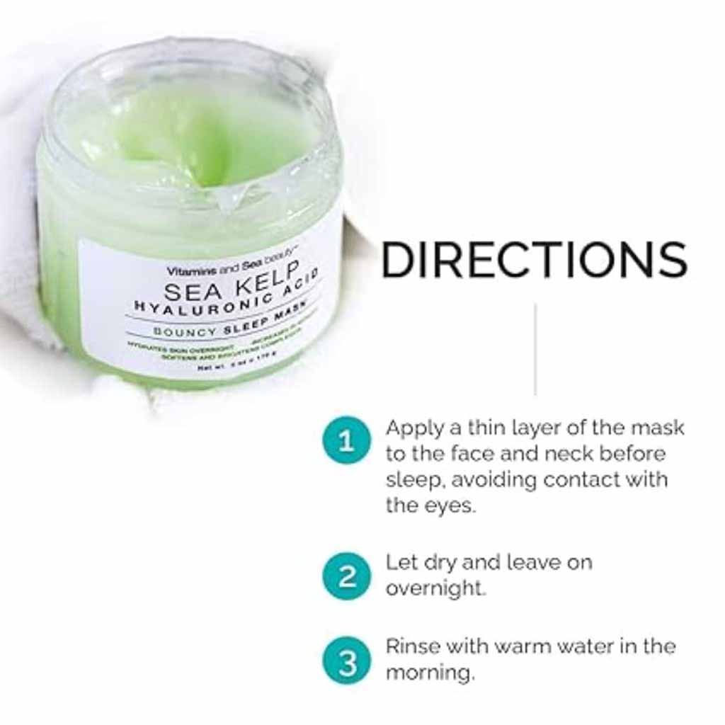 Sea Beauty Sleep Mask Sea Kelp+Hyaluron