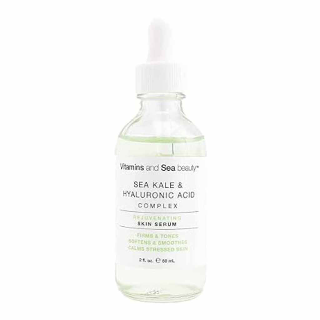 Vitamins and Sea Beauty, Skin Serum Sea Kale and Hyaluronic Acid, Hydrating and anti-aging facial serum, 30ml
