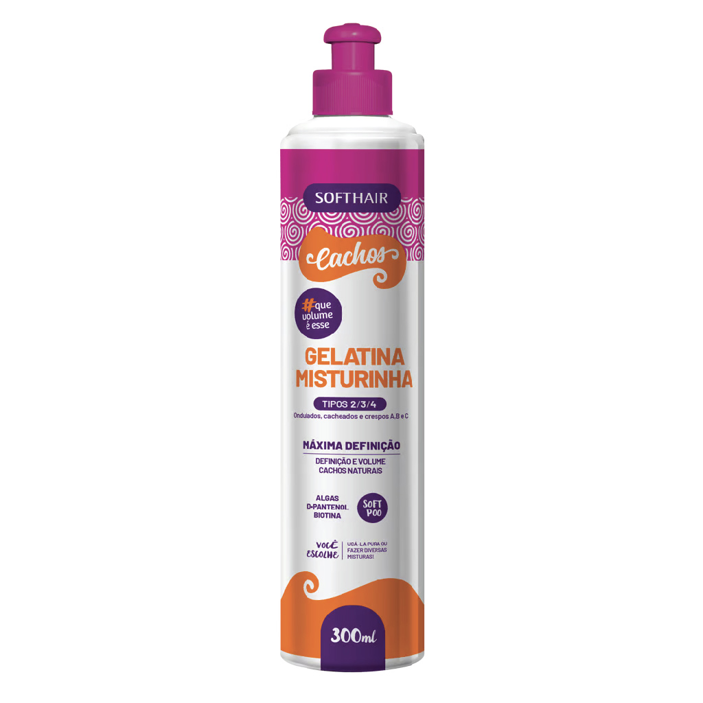 Softhair, Curl Gel Types 2/3/4, Styling gel for various curl types, 300ml