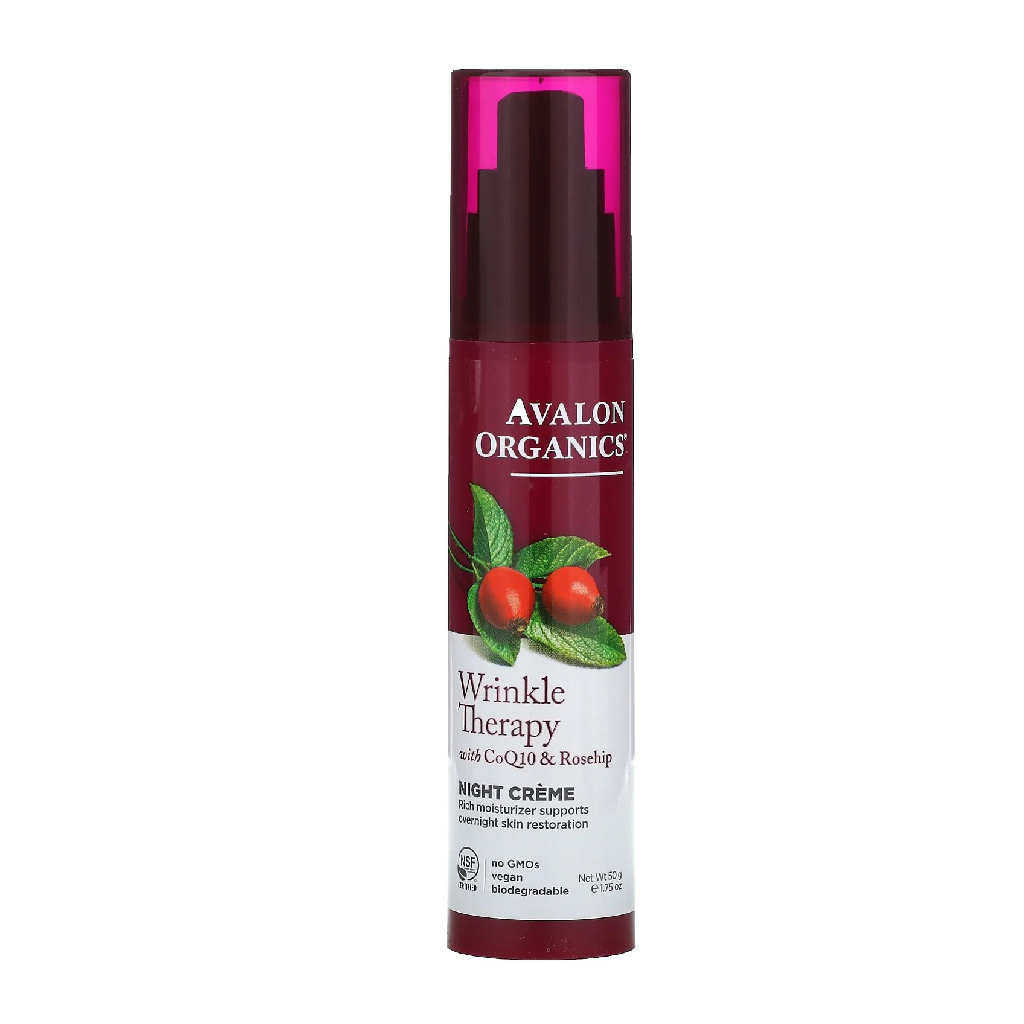 Avalon Organics Coq10 Wrinkle Therapy Night Creme 50g