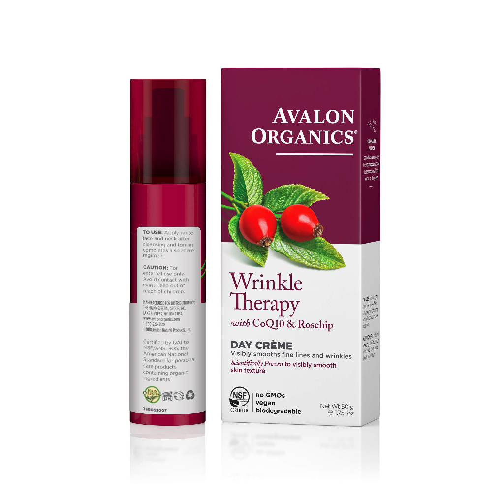 Avalon Organics Coq10 Wrinkle Therapy Day Creme 50g