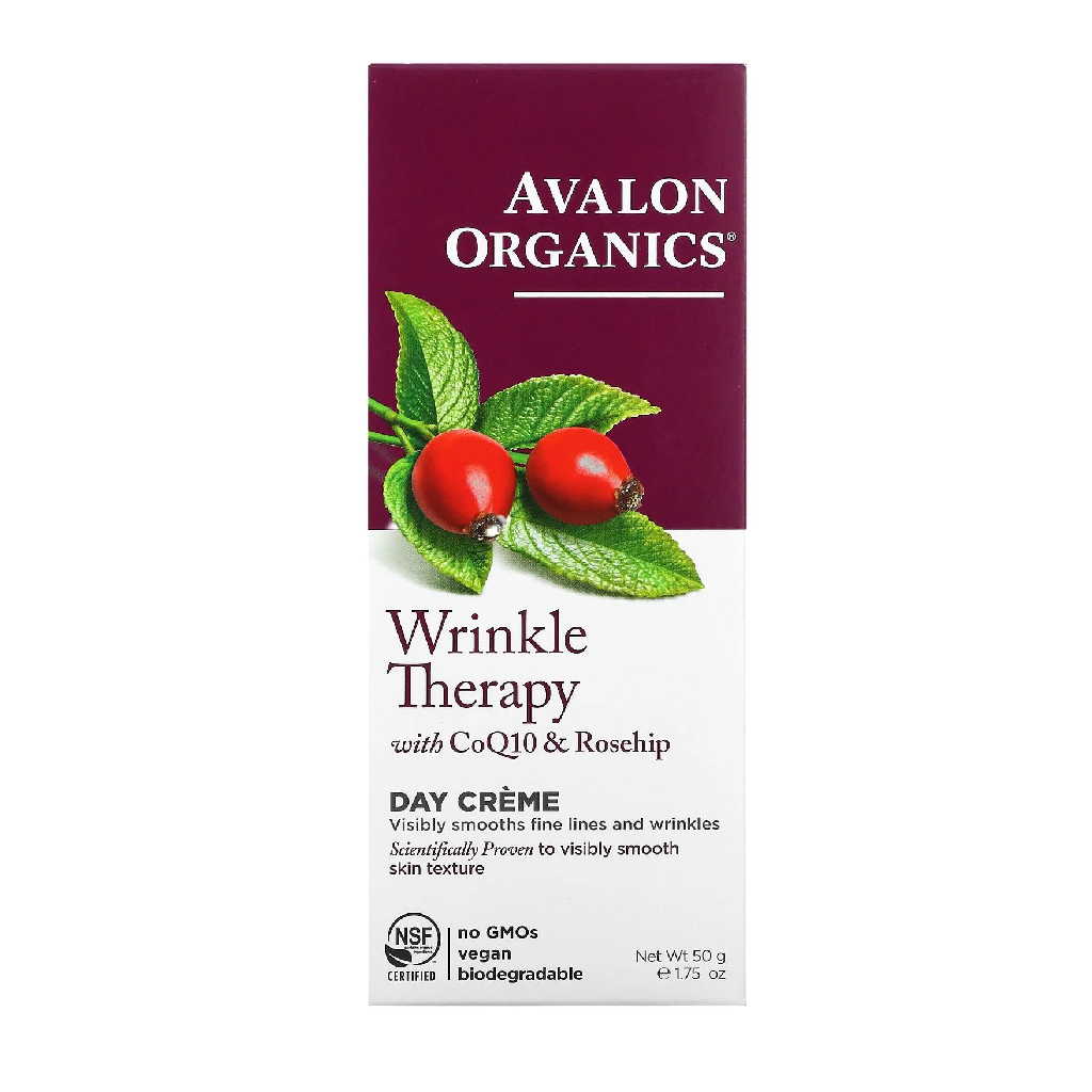 Avalon Organics Coq10 Wrinkle Therapy Day Creme 50g
