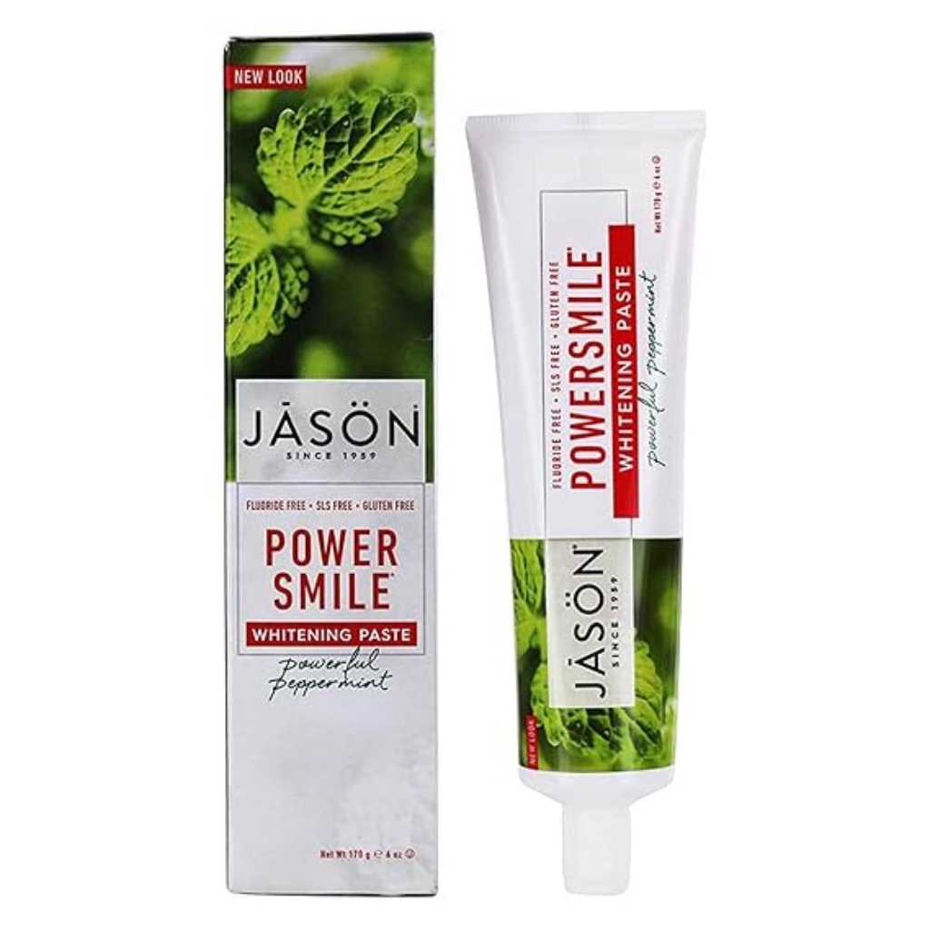 Jason Power Smile Whitening Toothpaste Powerful Peppermint 170g