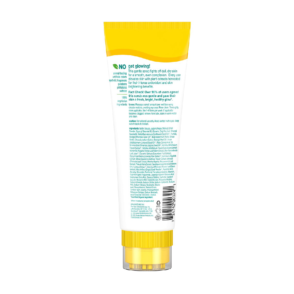 Alba Botanica, Even & Bright Enzyme Scrub, Gentle exfoliating facial scrub, 113g