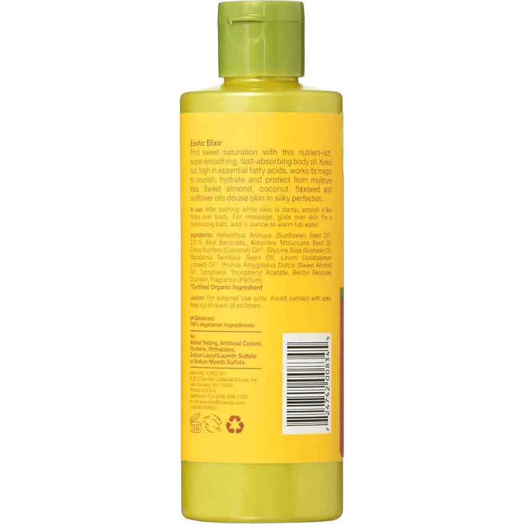 Alba Botanica, Kukui Nut Massage Oil, Nourishing massage oil for skin hydration, 251ml