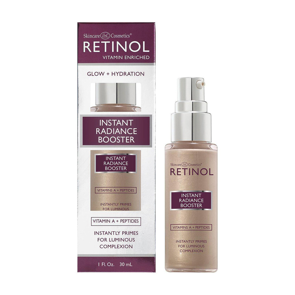 Skincare Cosmetics, Retinol Instant Radiance Booster, Hydration and glow enhancing serum, 30 ml