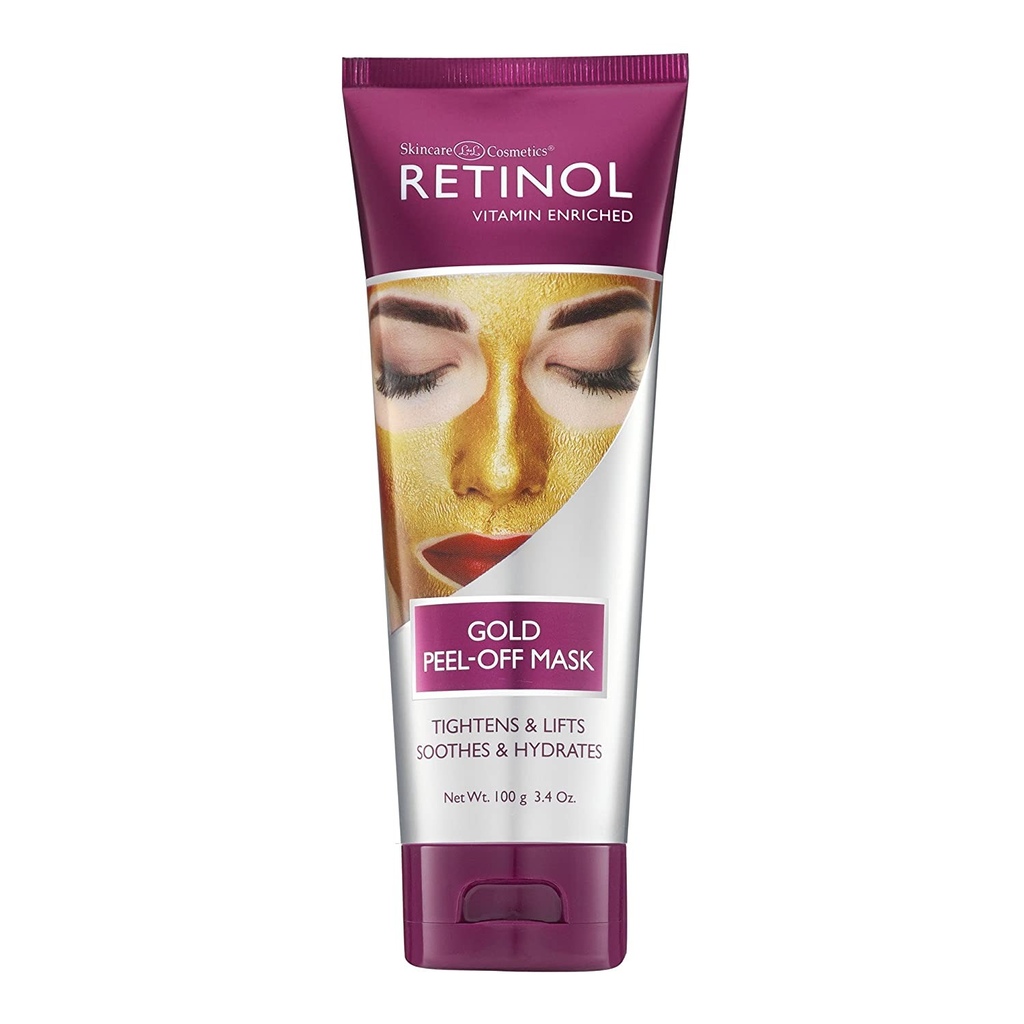 Skincare Cosmetics, Retinol gold peel-off mask, Firming and brightening facial treatment, 100ml