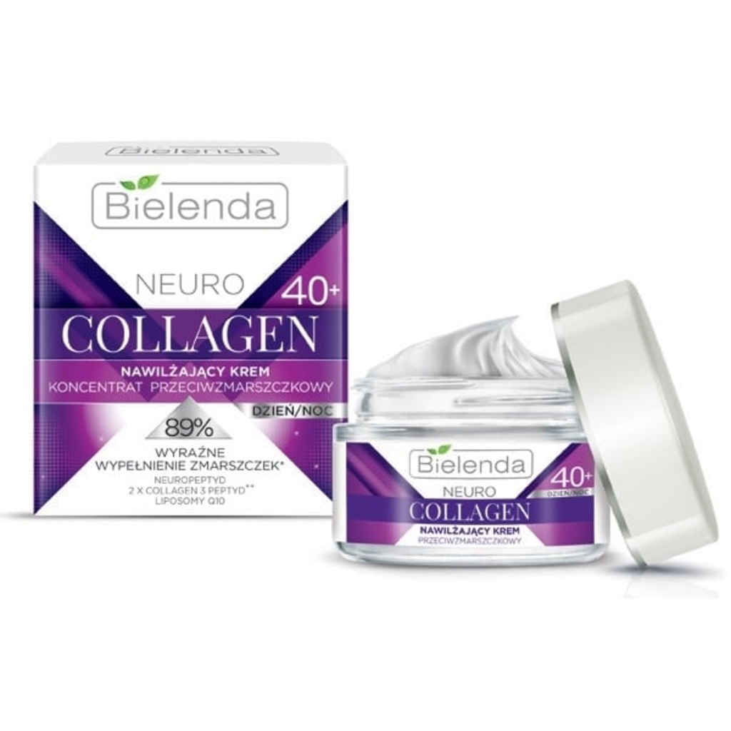 Bielenda, Neuro Collagen Advanced Beautifying Cream +40, Anti-aging cream for mature skin hydration