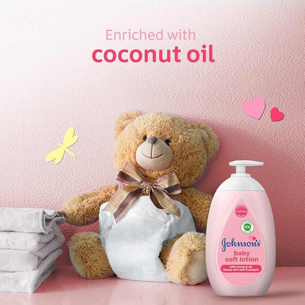 Johnson’s, Baby Soft Lotion, Gentle moisturizing lotion for baby skin, 500ml
