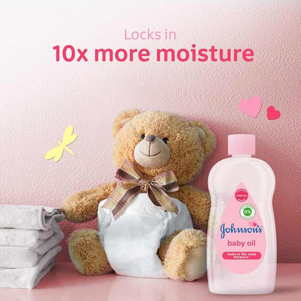 Johnson's, Baby Moisturising Oil, Gentle moisturizing oil for baby skin, 500ml