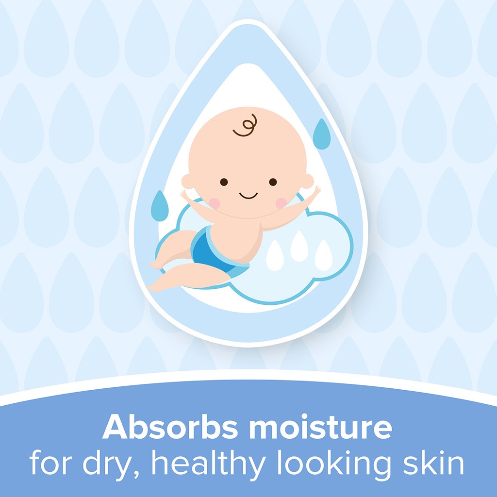 Johnson’s, Gentle baby powder, Soothing talc-free powder for delicate skin, 200g