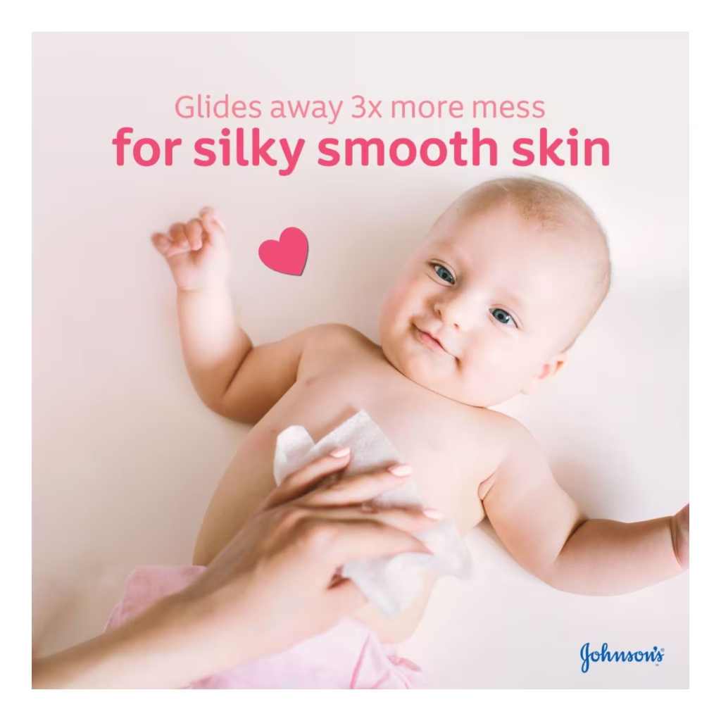 Johnson's Baby Gentle all Over Wipes 20'S