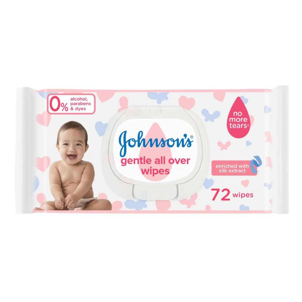Johnson Baby Wipes Gentle Allover 72'S
