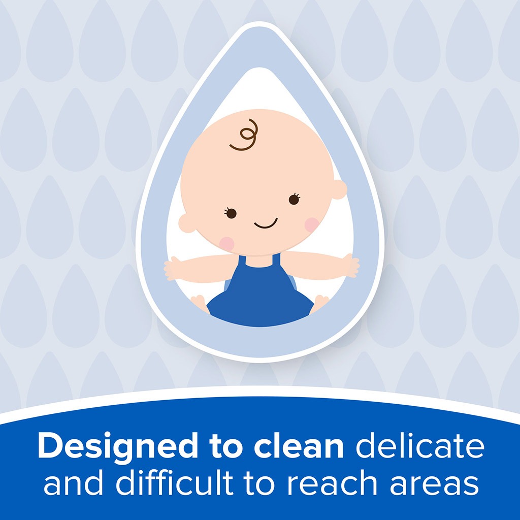 Johnson’s, Baby Cotton Buds, Soft cotton swabs for gentle baby care, 200 pieces