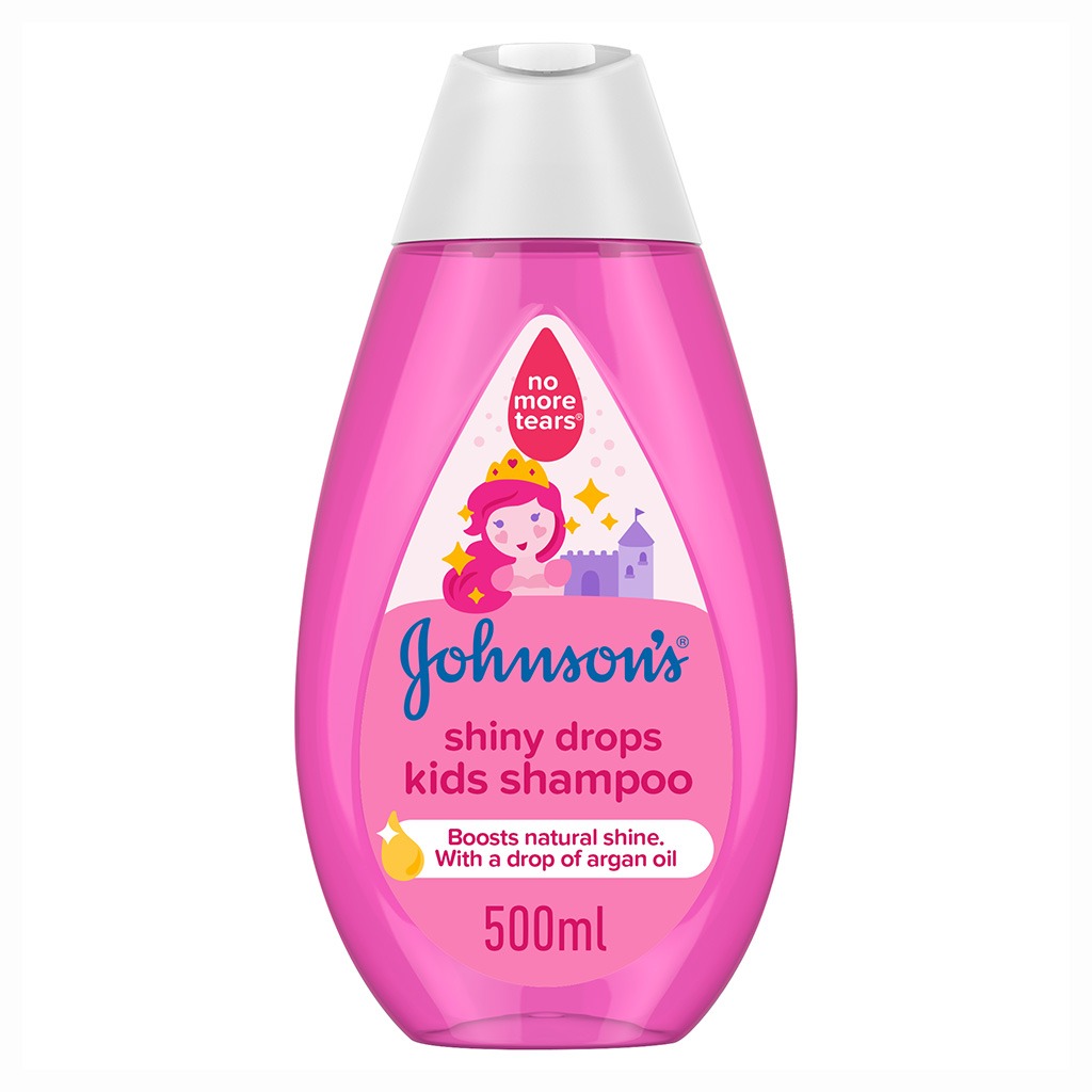 Johnson's, Baby Shiny Drops Shampoo, Gentle shampoo for shiny baby hair, 500ml