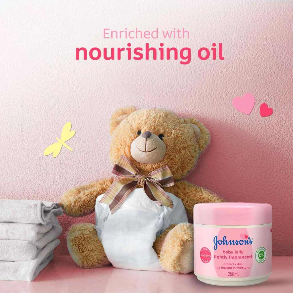 Johnson's, Baby Petroleum Jelly Scented, Protective and moisturizing jelly, 250g