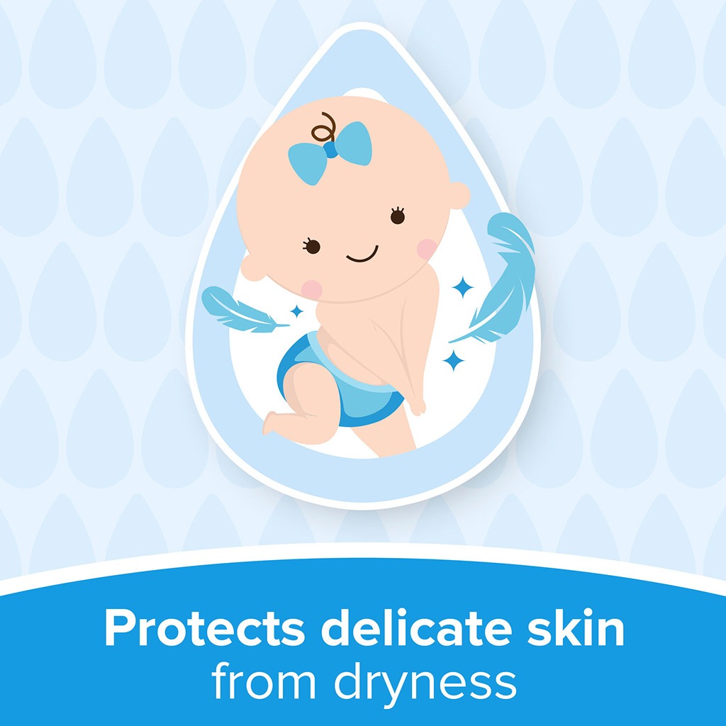 Johnson’s, Skin protecting baby jelly fragrance free, Hypoallergenic moisturizing baby skin care, 100ml