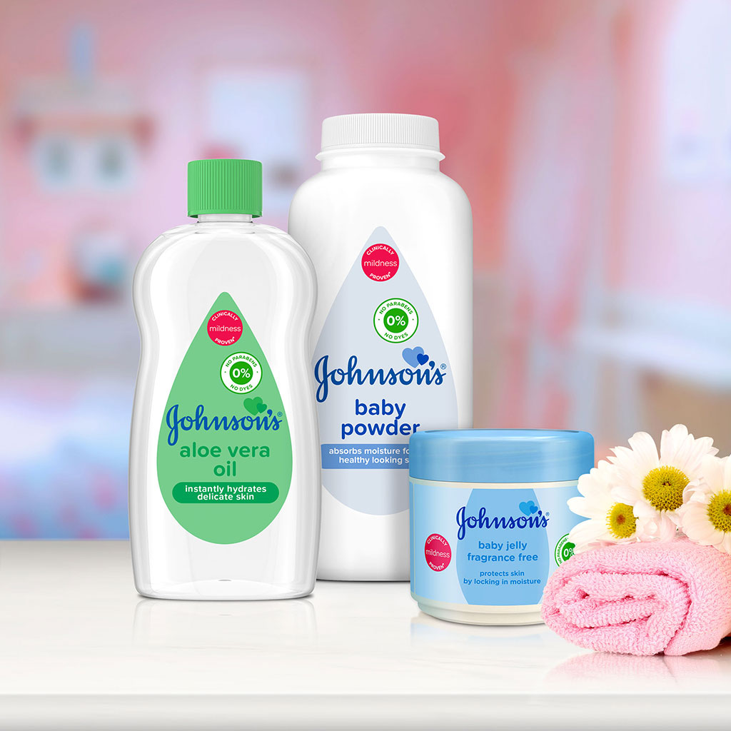 Johnson’s, Skin protecting baby jelly fragrance free, Hypoallergenic moisturizing baby skin care, 100ml