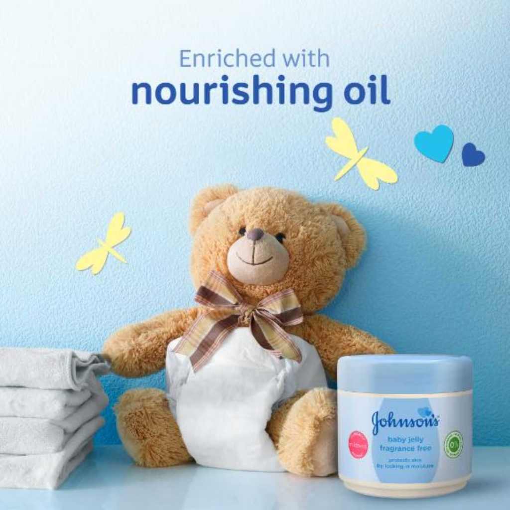 Johnson's Baby Jelly Fragrance Free 250ml