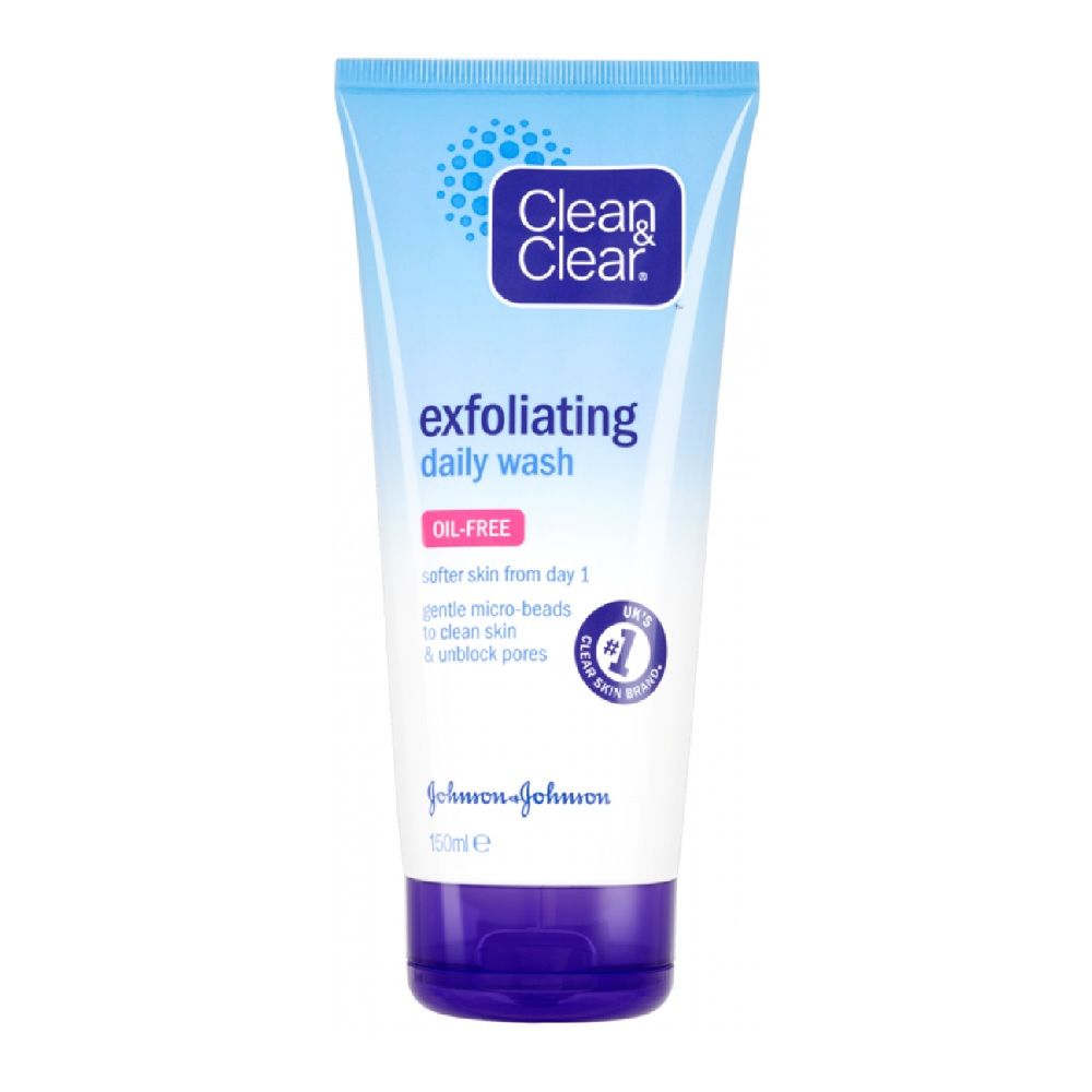 C&C, Exfoliating Daily Wash, Daily facial wash with gentle exfoliating action, 150 ml