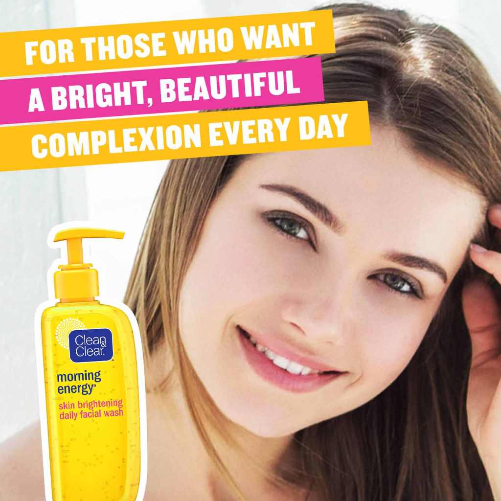Clean & Clear, Skin Brightening Daily Facial Wash Morning Energy, Daily facial wash for radiant skin, 150ml