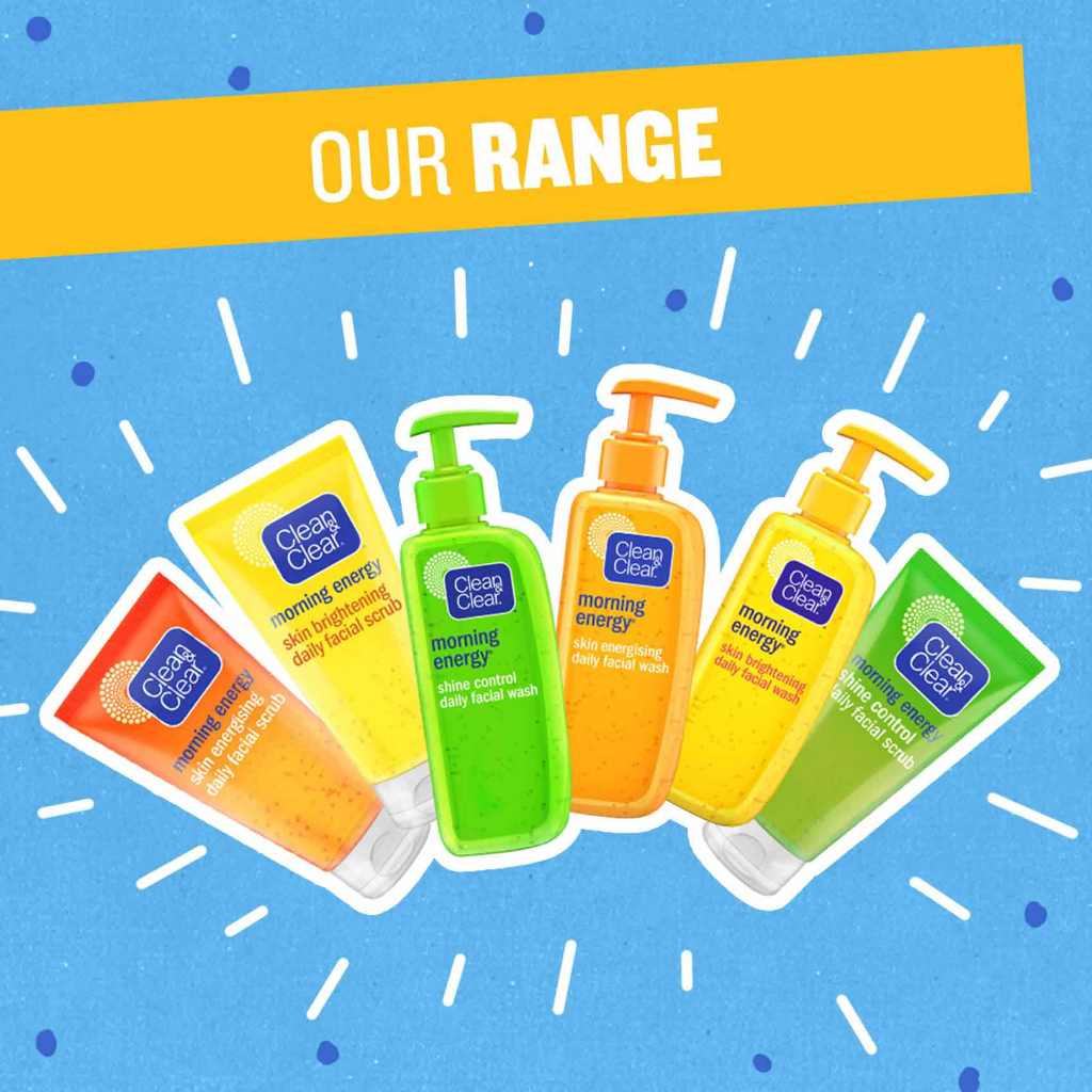 Clean & Clear, Skin Brightening Daily Facial Wash Morning Energy, Daily facial wash for radiant skin, 150ml