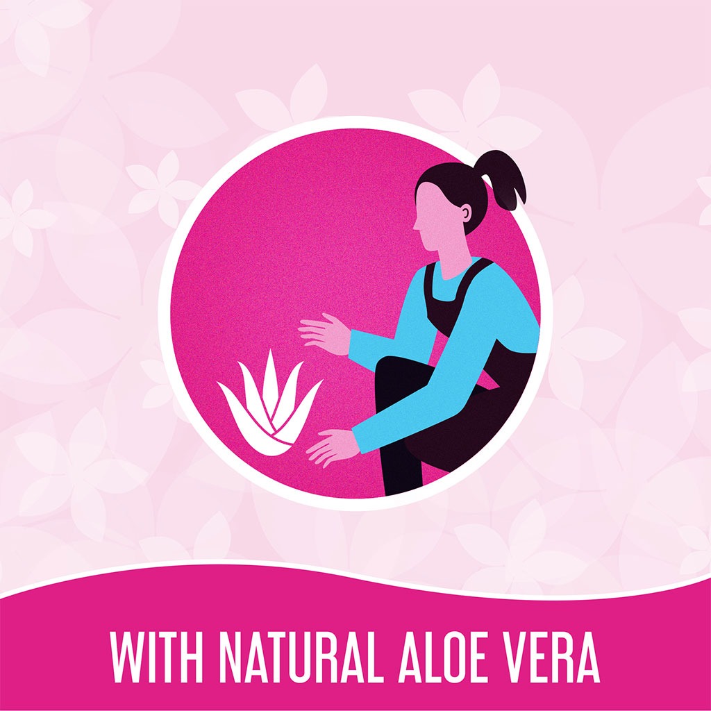 Carefree FlexiComfort Breathable Ultra-Thin Panty Liners With Aloe Extract, Pack of 40's