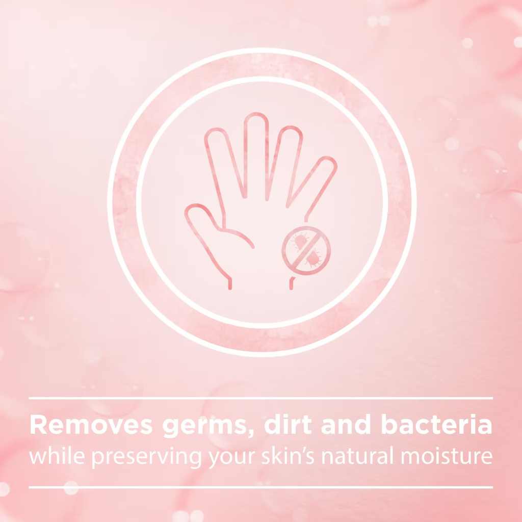 Johnson's, Body Wash Antibacterial Almond Blossom, Antibacterial body wash with almond blossom scent, 250ml