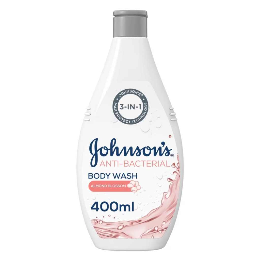 Johnson's Body Wash Antibacterial Almond Blossom 400ml