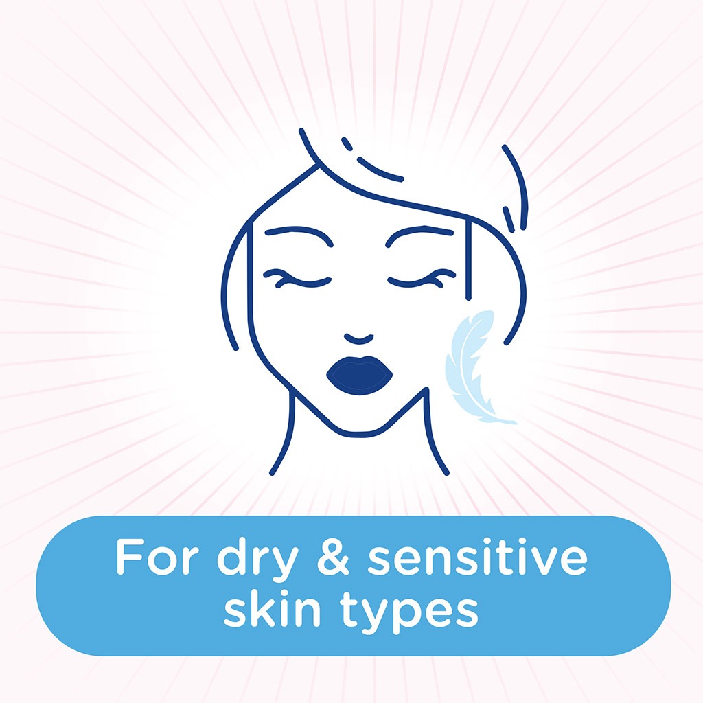 Johnson's, Moisturising & Cleansing Makeup Remover Facial Micellar Wipes, Hydrating wipes for dry skin, 25 pieces