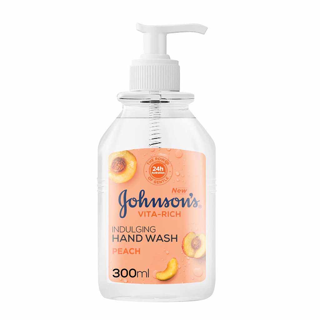 Johnson Adult Liq Soap 300 Peach Meza