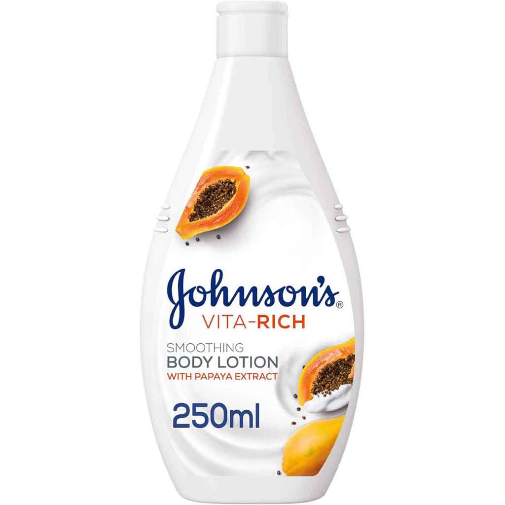 Johnson's, Body Wash, Vitamin-rich papaya extract for soft and refreshed skin, 250 ml